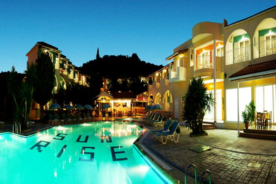 Sunrise Hotel Zakynthos Tsilivi Zante Hotels in Tsilivi Greece