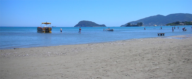 Laganas Summer Resort in Zakynthos Zante island Greece